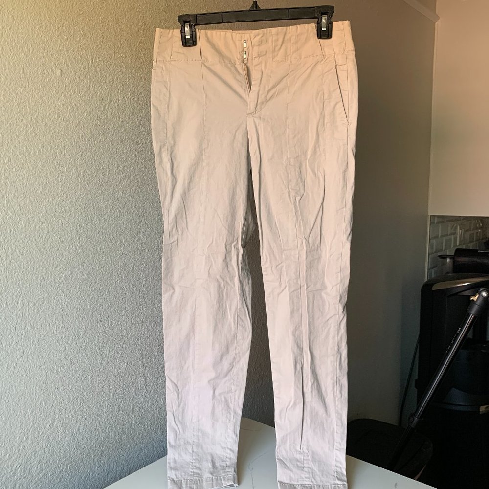 Zara Women's Basic Khaki Ankle Length Pants Size S